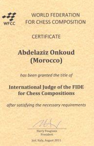 Judge fide of chess composition 193x300