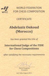 Judge fide of chess composition 193x300